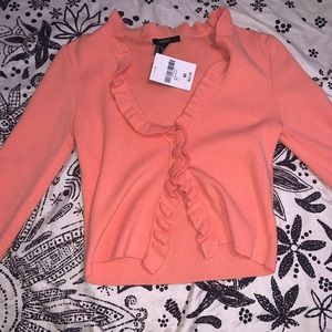 forever 21 sweater shirt w open front